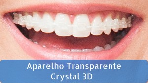 aparelho transparente crystal 3d